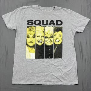 Golden Girls Squad Graphic T Shirt Mens Large Gray TV Show Comedy